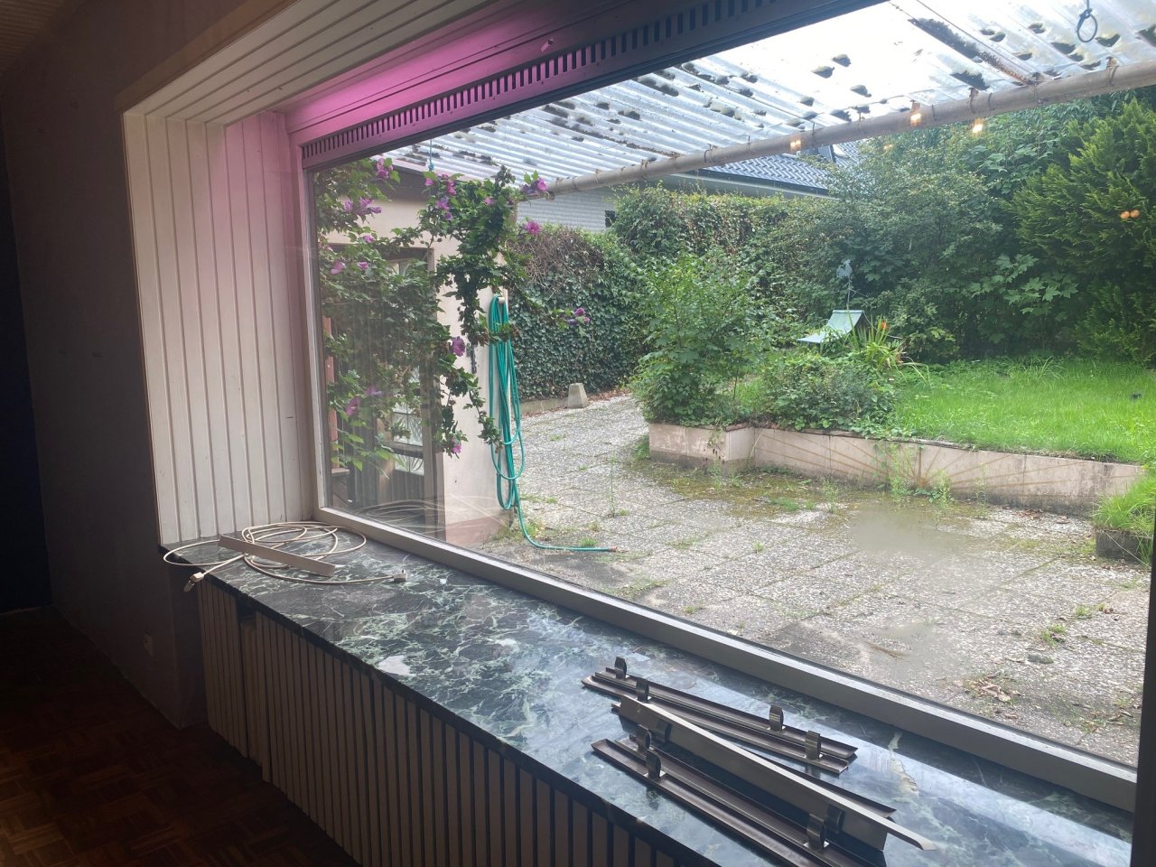 Blick aus dem Wohnzimmer