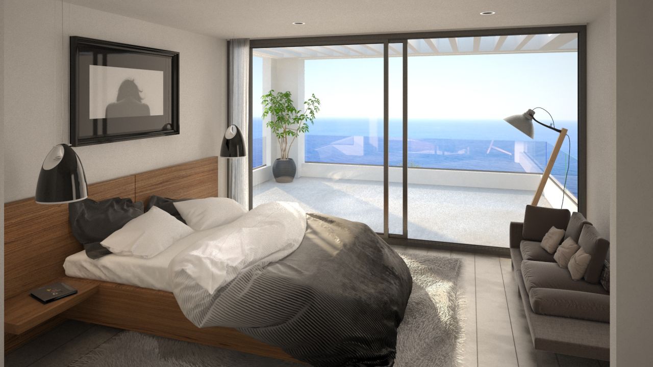 Exclusive new construction project in Mijas consisting of 26 contemporary villas with private pool and sea views