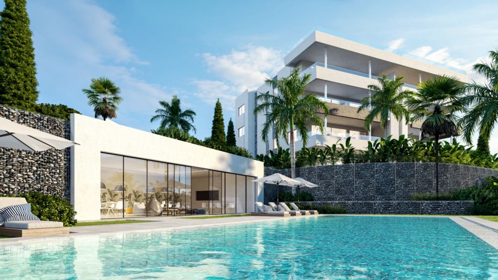 Luxury new construction project in a prime location in Marbella on the Santa Maria Golf golf course with 5 star facilities.