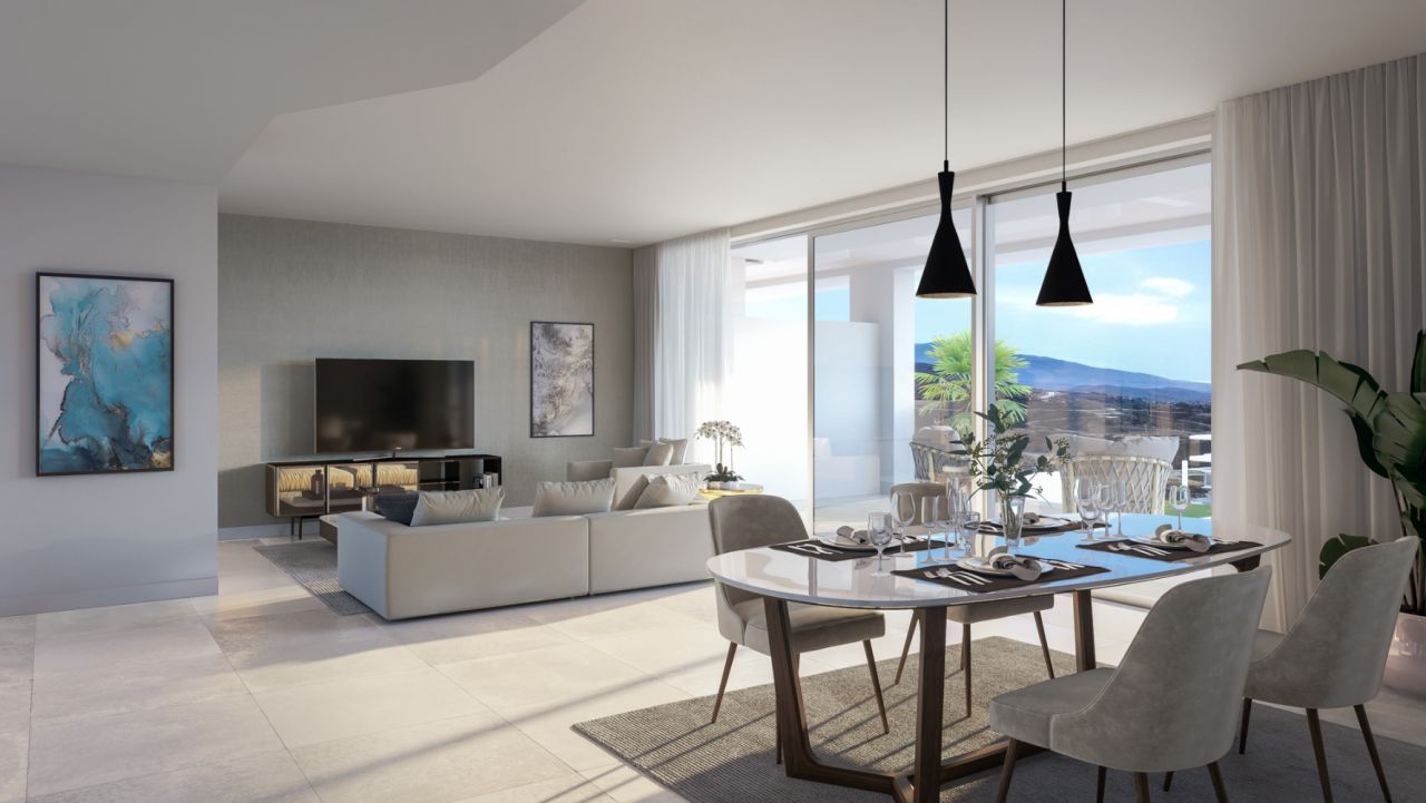 Luxury new construction project in a prime location in Marbella on the Santa Maria Golf golf course with 5 star facilities.