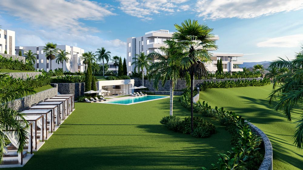 Luxury new construction project in a prime location in Marbella on the Santa Maria Golf golf course with 5 star facilities.