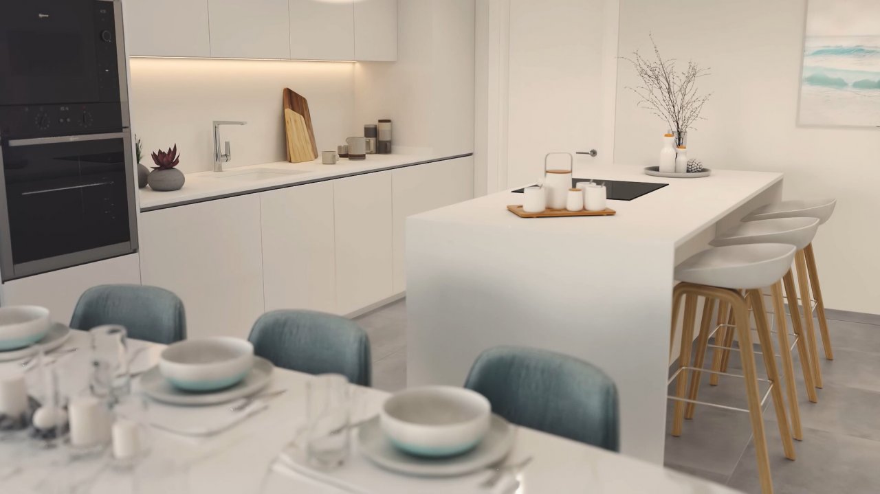 Boutique style new development of 44 luxurious apartments next to the Cabopino golf course