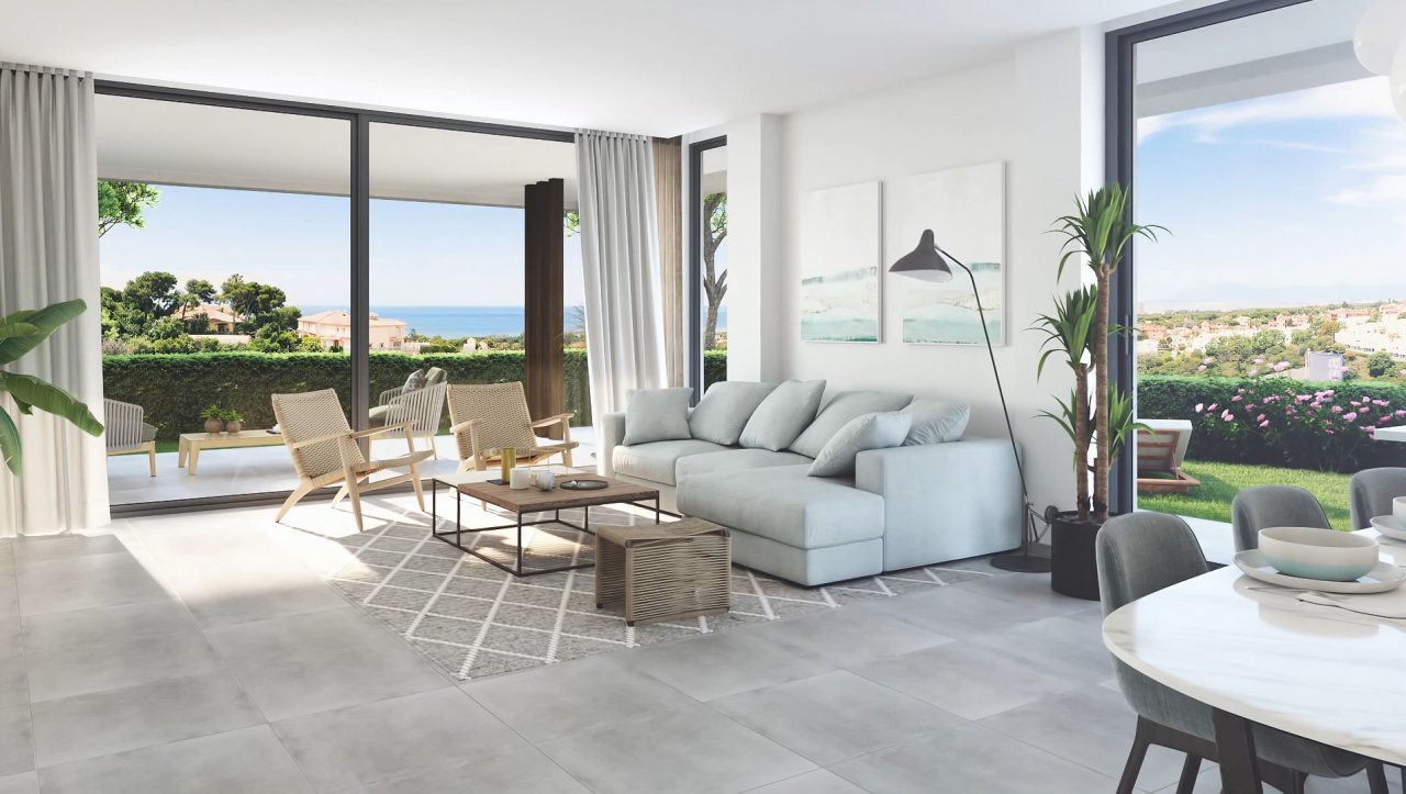 Boutique style new development of 44 luxurious apartments next to the Cabopino golf course