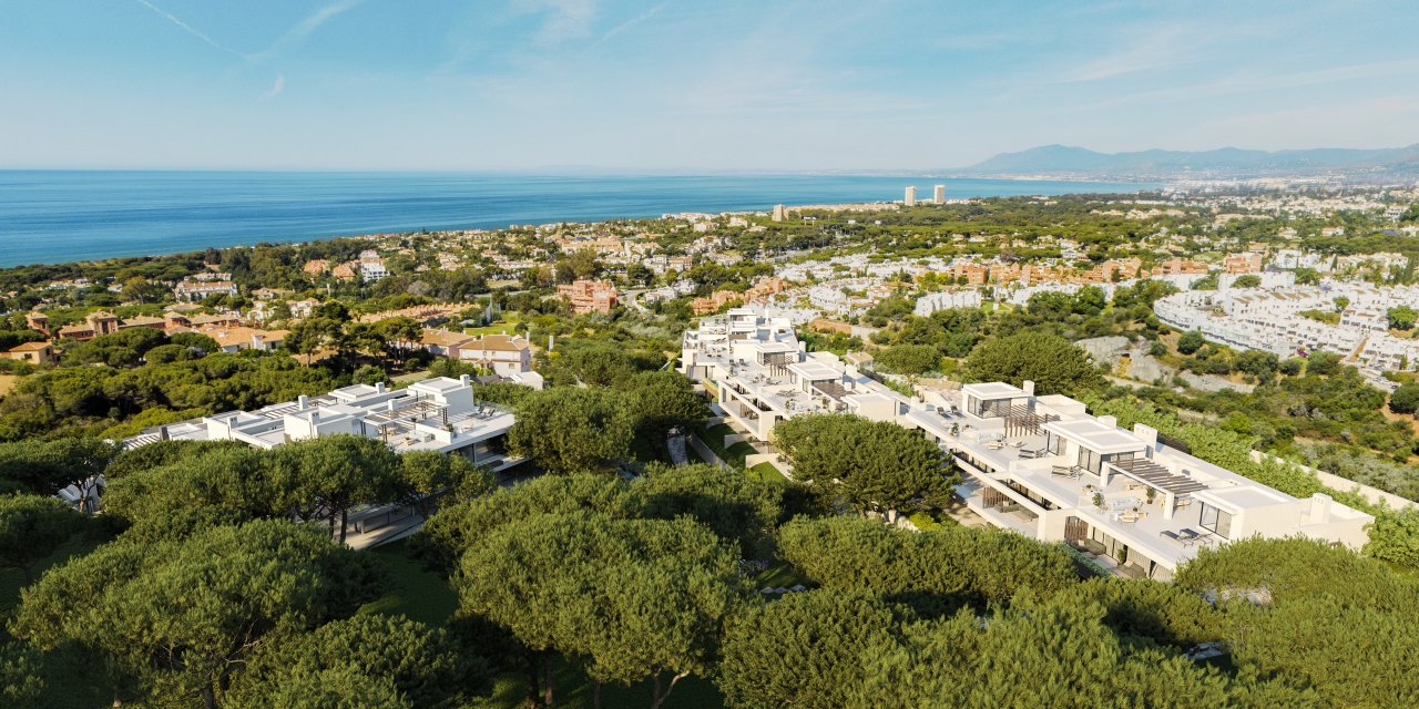 Boutique style new development of 44 luxurious apartments next to the Cabopino golf course