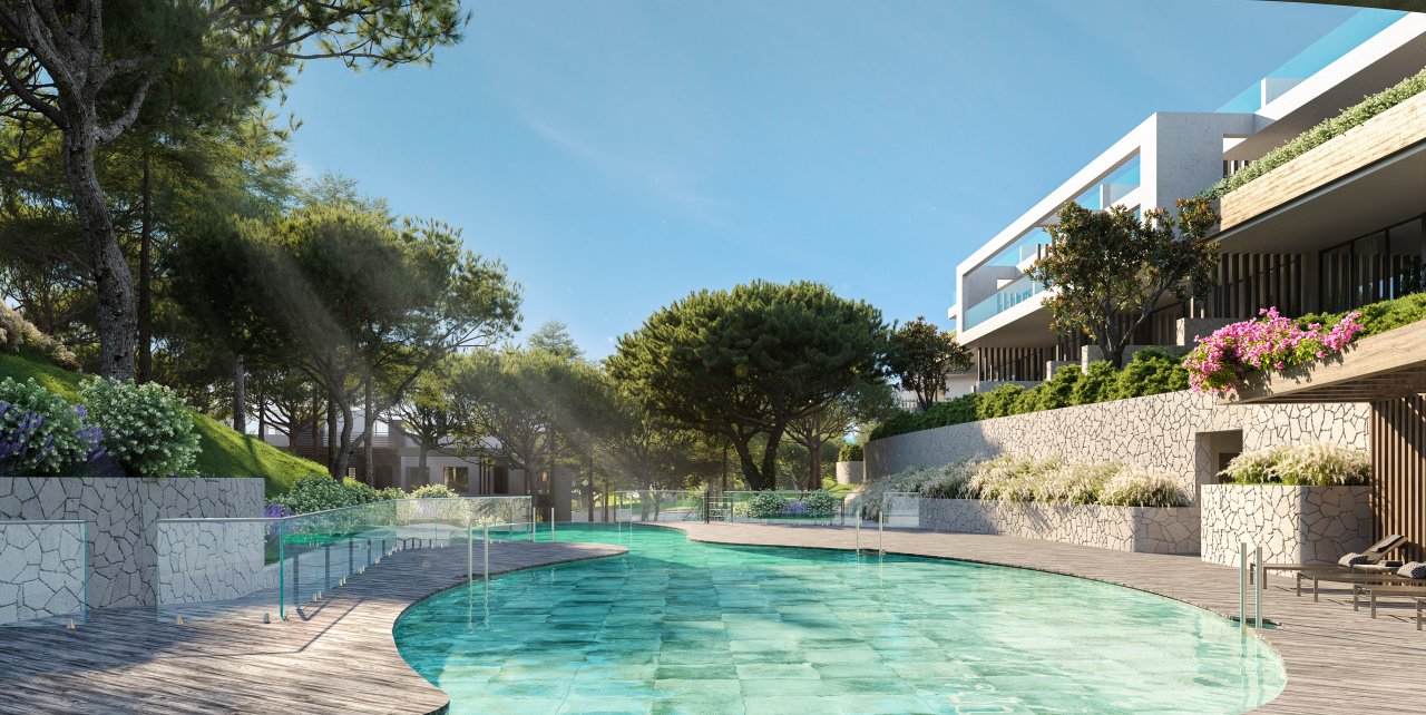 Boutique style new development of 44 luxurious apartments next to the Cabopino golf course