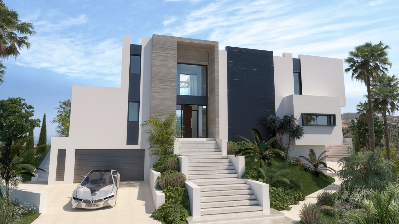 Mijas: New build luxury villa with fantastic panoramic views in La Cala Golf 