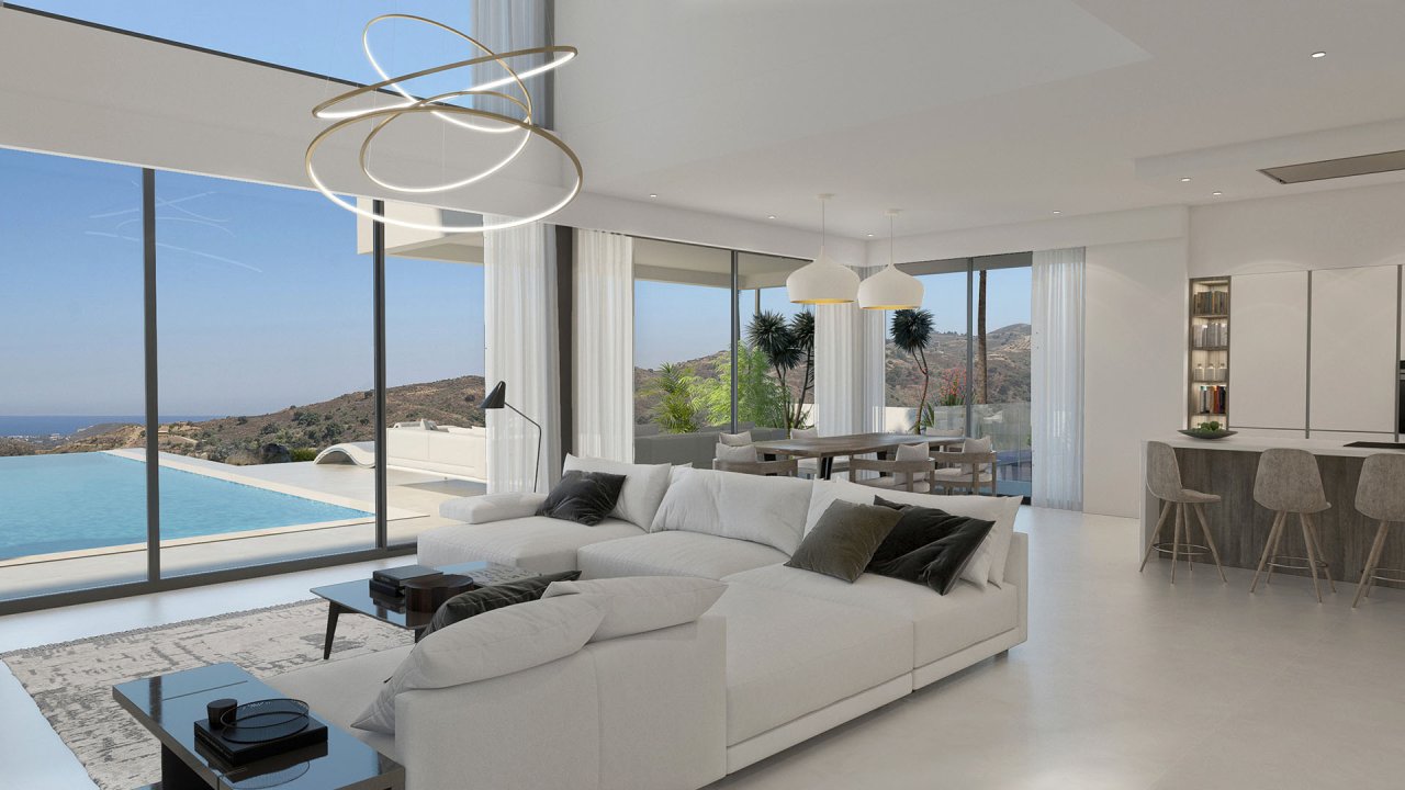 New build luxury villa with fantastic panoramic views in La Cala Golf