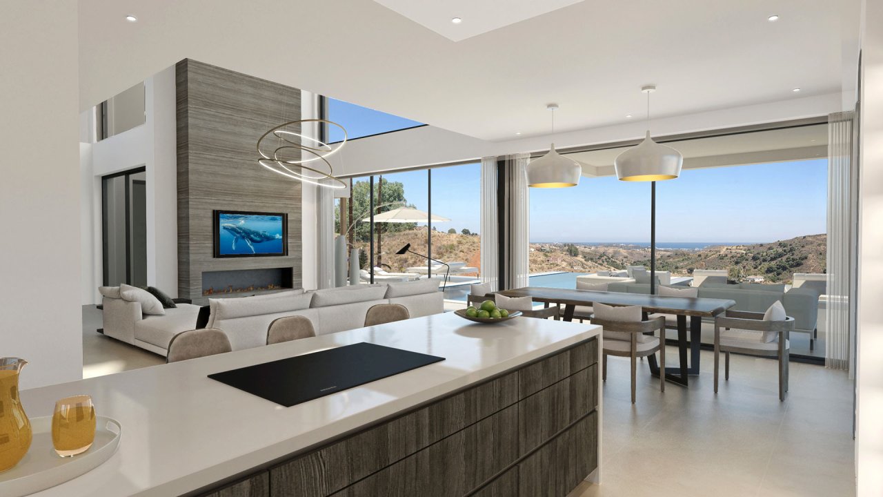 New build luxury villa with fantastic panoramic views in La Cala Golf