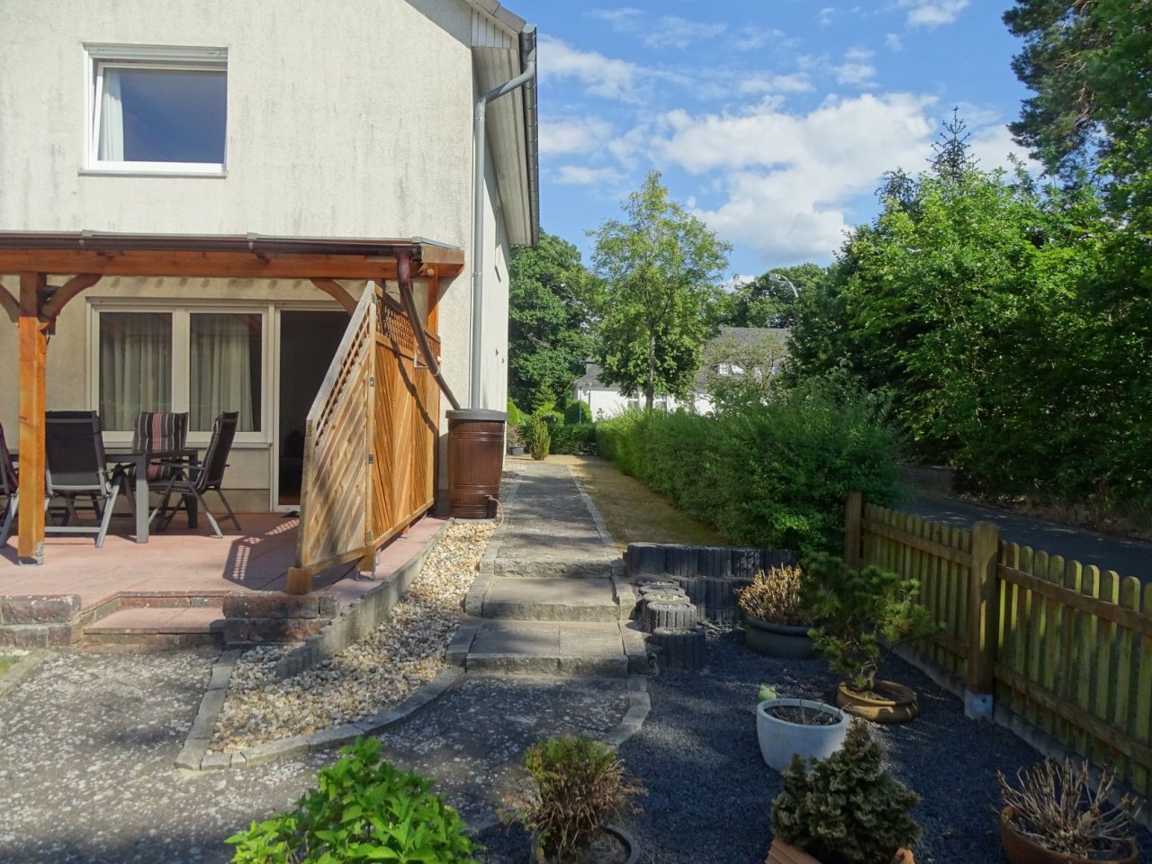 Garten mit Gartentor