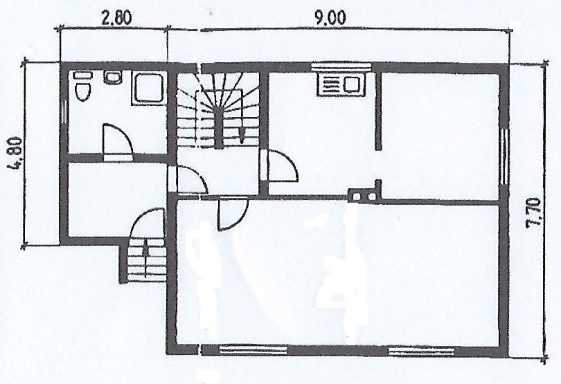 Grundriss EG Haupthaus