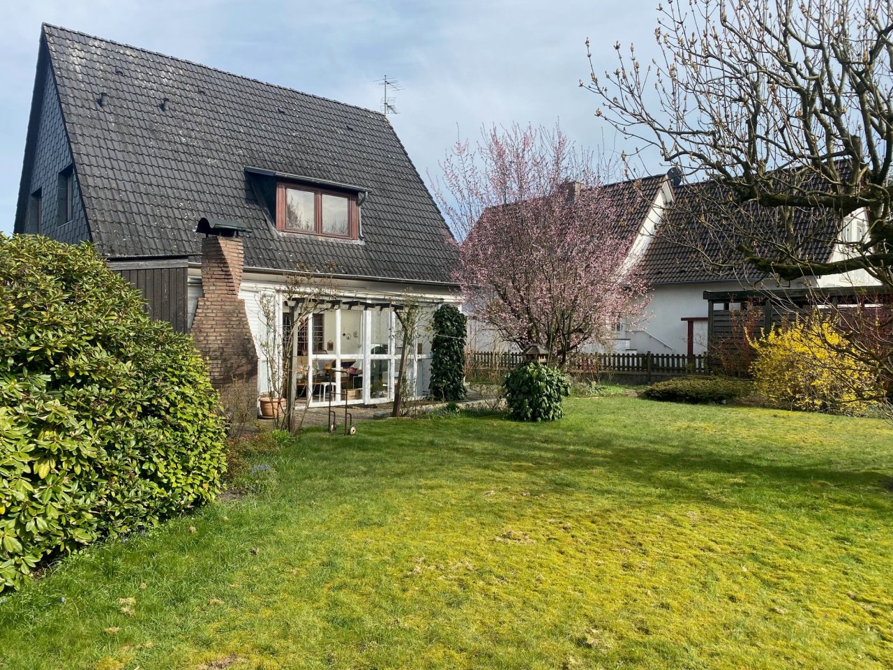 Hausansicht Gartenseite