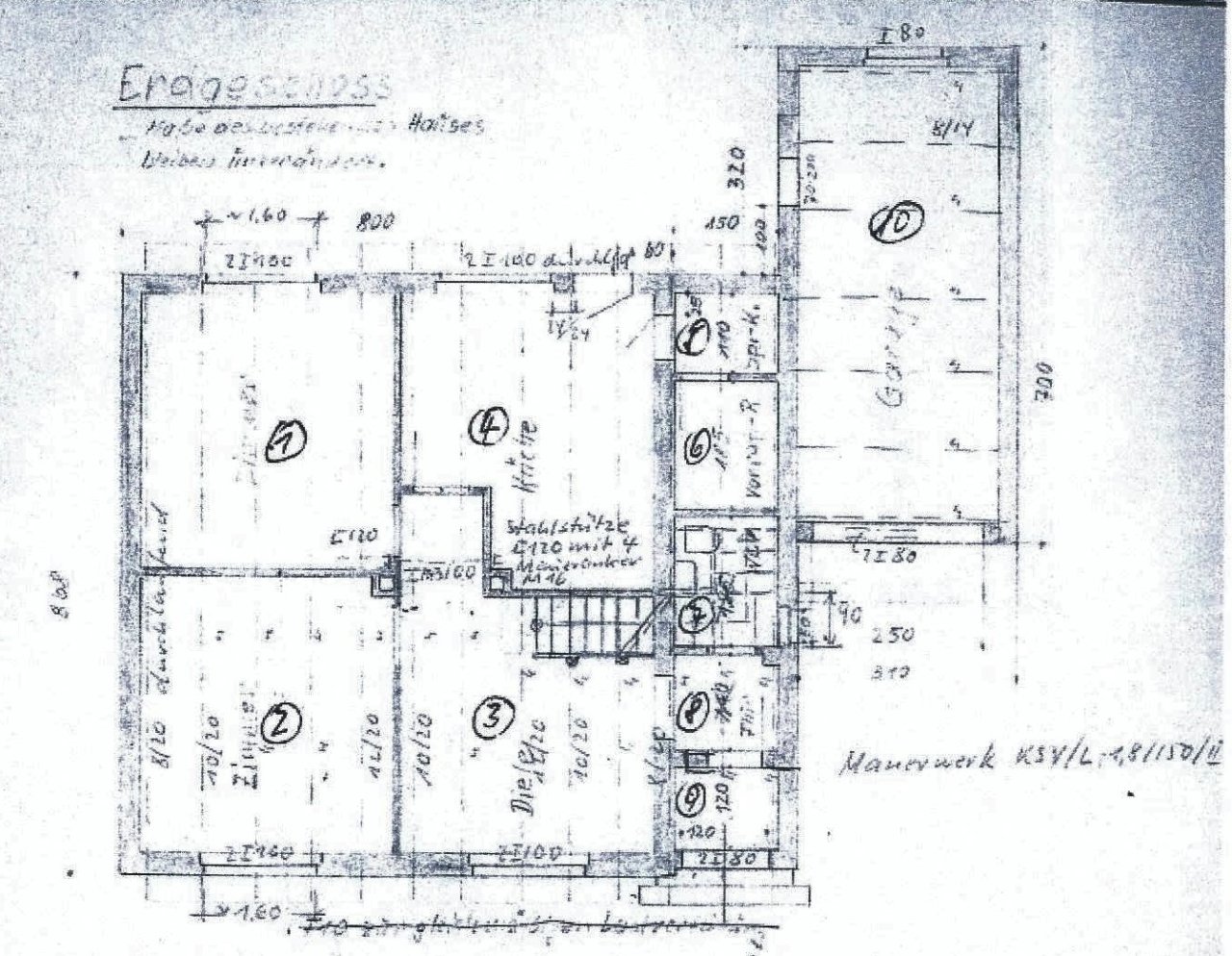 Grundriss Erdgeschoss