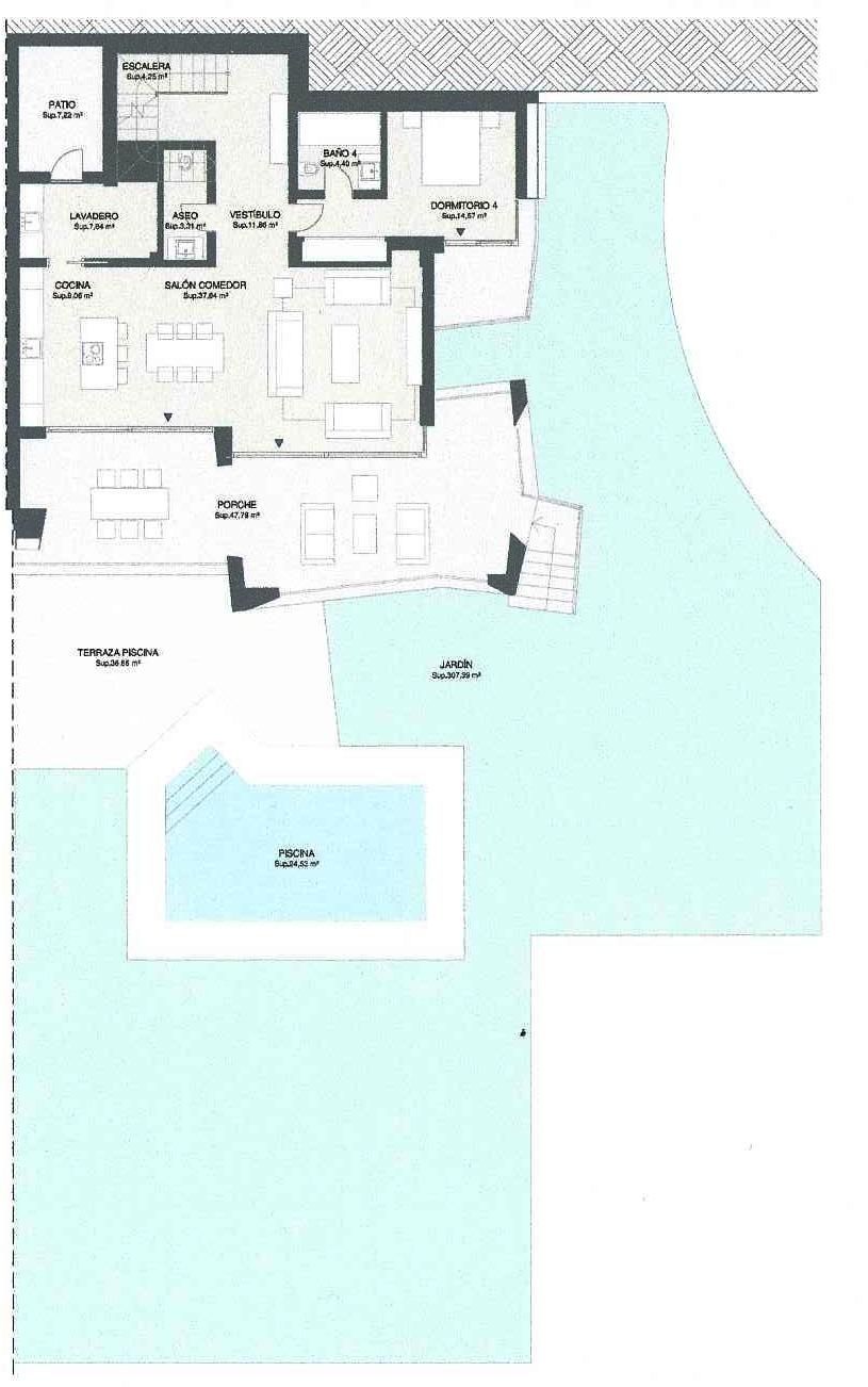 Floorplan with plot